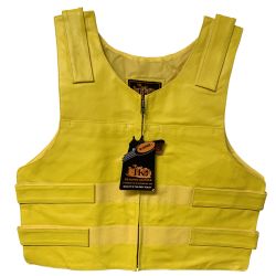 Motorbike Vest with Gun Pocket Yellow